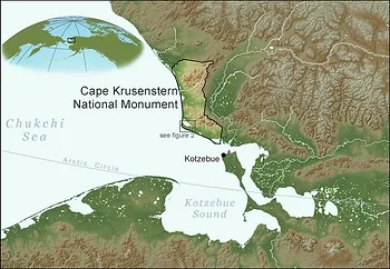 Cape Krusenstern map