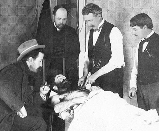 On July 8, 1898, in Skagway, Smith met his end in a shootout